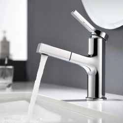Bateria umywalkowa stojąca Grohe Start srebrny S