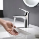 Bateria umywalkowa stojąca Grohe Start srebrny S