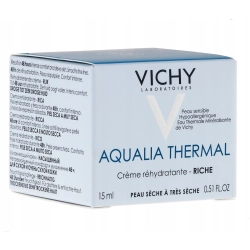 Krem nawilżający do twarzy Vichy Aqualia Thermal na dzień 15 ml