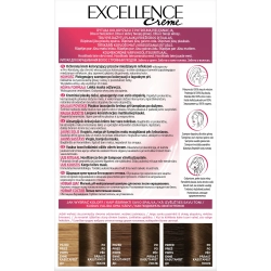 L'Oreal Excellence Creme farba do włosów 500 jasny brąz