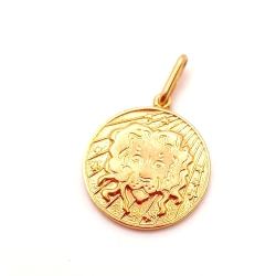 Złota zawieszka znak zodiaku Lew PR.583 W:4,43gr InterSKLEP