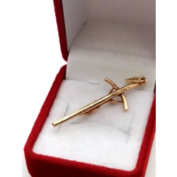 Złota zawieszka Krzyż papieski Pr.585 W:1,96gr Dł:4cm