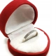 Złoty pierścionek obrączka z diamentami 11szt 0,14ct Pr.585 W:2,55gr R.16