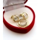 Złote kolczyki zawieszka Brylanty 0,08ct komplet PR.585 W:4,91gr InterSKLEP
