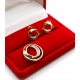 Złote kolczyki zawieszka Brylanty 0,08ct komplet PR.585 W:4,91gr InterSKLEP