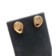 Złote kolczyki z Brylantami 0,14ct sztyft PR.585 W:1,87gr InterSKLEP