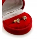 Złote kolczyki z Brylantami 0,14ct sztyft PR.585 W:1,87gr InterSKLEP