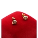 Złote kolczyki z Brylantami 0,14ct sztyft PR.585 W:1,87gr InterSKLEP
