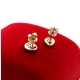 Złote kolczyki z Brylantami 0,14ct sztyft PR.585 W:1,87gr InterSKLEP