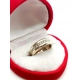 Złoty pierścionek obrączka Brylanty 0,35ct PR.585 W:4,80gr R.9 InterSKLEP