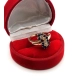 Złoty pierścionek brylanty i szafiry 0,75ct PR.585 W:4,89gr R.12 InterSKLEP