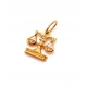 Złota zawieszka znak zodiaku Waga PR.583 W:1,35gr InterSKLEP