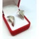 Złote kolczyki z Diamentami 0,15ct pr.750 W:7,42gr sztyft