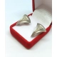 Złote kolczyki z Diamentami 0,15ct pr.750 W:7,42gr sztyft