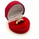 Złoty pierścionek, obrączka z Diamentem 0,17ct Pr.750 W:6,33gr Roz.13
