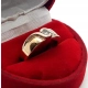 Złoty pierścionek, obrączka z Diamentem 0,17ct Pr.750 W:6,33gr Roz.13