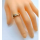 Złoty pierścionek, obrączka z Diamentem 0,17ct Pr.750 W:6,33gr Roz.13