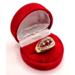 Złoty pierścionek z Diamentami i Brylantami PR.585 W:4,28gr R.25 InterSKLEP
