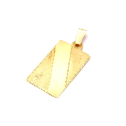 Złota zawieszka zdobiona Blaszka PR.585 W:1,77gr InterSKLEP