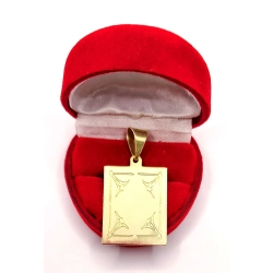 Złota zawieszka zdobiona Blaszka PR.585 W:5,57gr InterSKLEP