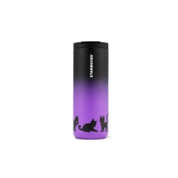 Termos Starbucks Tumbler Purple Cats 0,47 l czarny