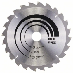 Tarcza do cięcia drewna Bosch 216 mm 2,00 mm 24 zęby