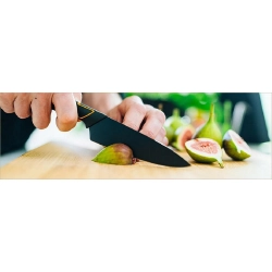 Fiskars Edge nóż szefa kuchni mały Deba 12 cm do mięsa siekania ziół warzyw