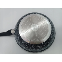 Patelnia tradycyjna Edel HOFF PREMIUM 28 cm granitowa