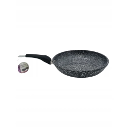 Patelnia tradycyjna Edel HOFF PREMIUM 28 cm granitowa