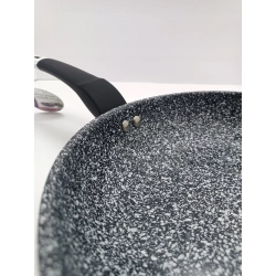 Patelnia tradycyjna Edel HOFF PREMIUM 28 cm granitowa